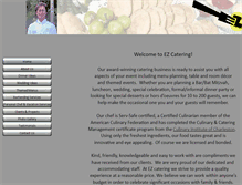 Tablet Screenshot of e-zcatering.com